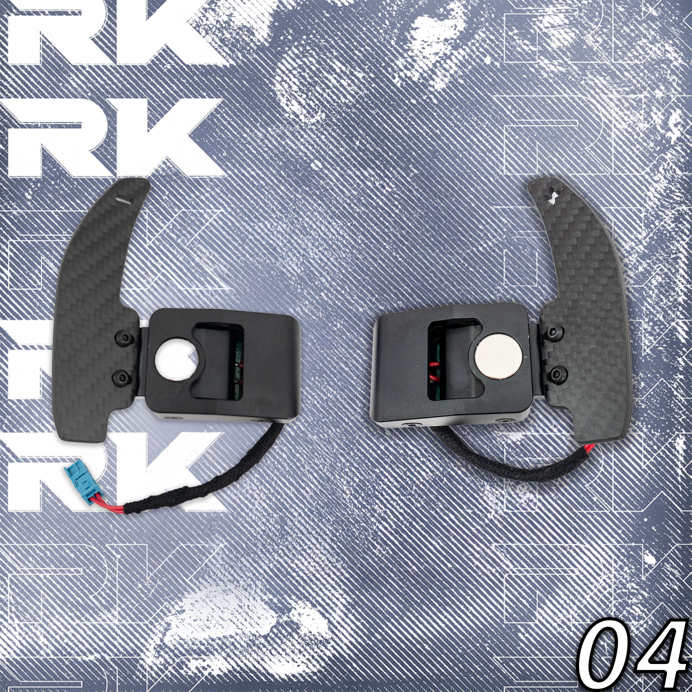 Carbon Fiber Magnetic Paddle Shifters Secondary image