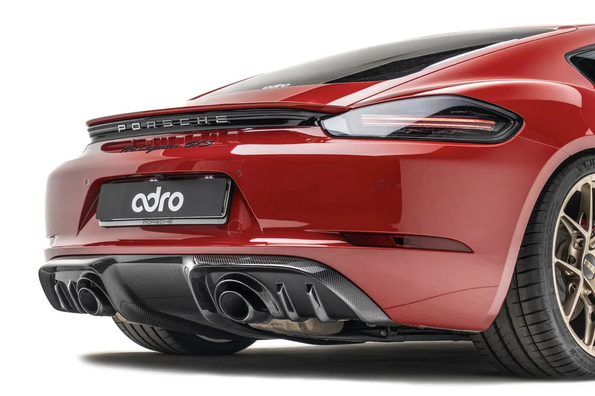 ADRO 718 Boxster / Cayman / GT4 / Spyder (982) Carbon Rear Diffuser Secondary image