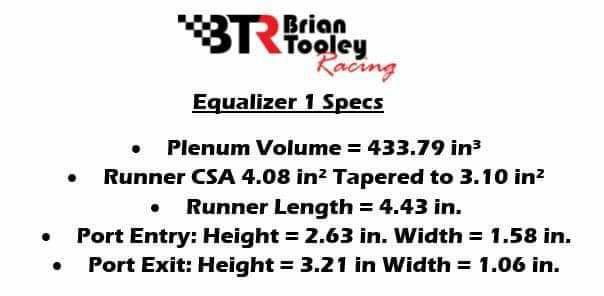 BTR EQUALIZER 1 INTAKE MANIFOLD - CATHEDRAL PORT - IMA-01