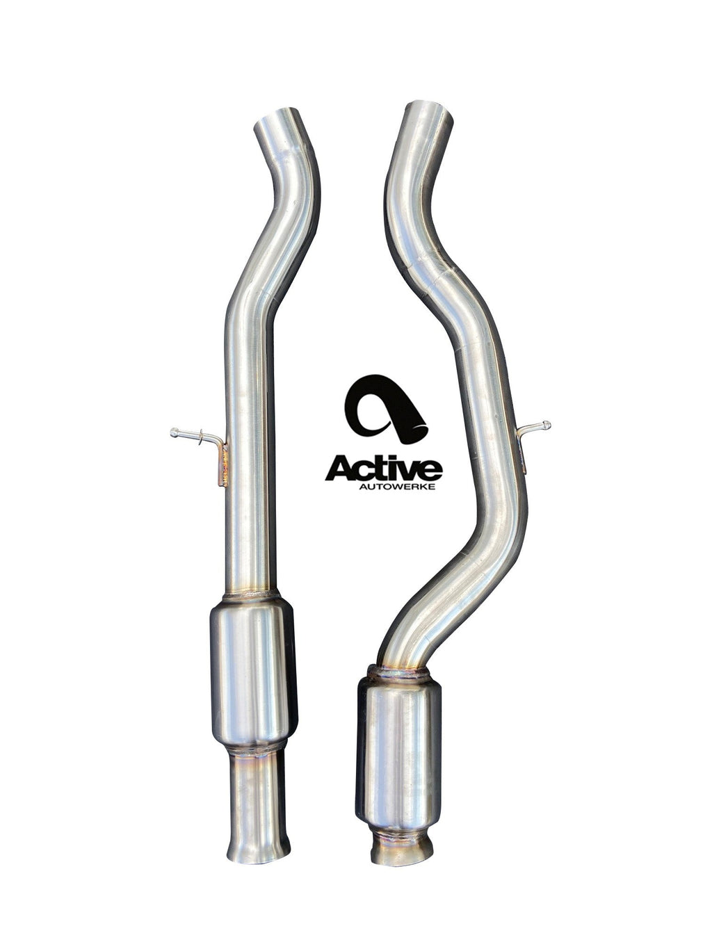 F8X BMW M3 & M4 Single Mid Pipe includes Active F-brace