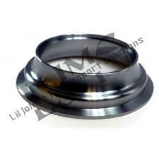 BTR 5" to 4" ALUMINUM REDUCER DOWNPIPE FLANGE - T6 - S400 - WITH CLAMP - BTR94646 Secondary image