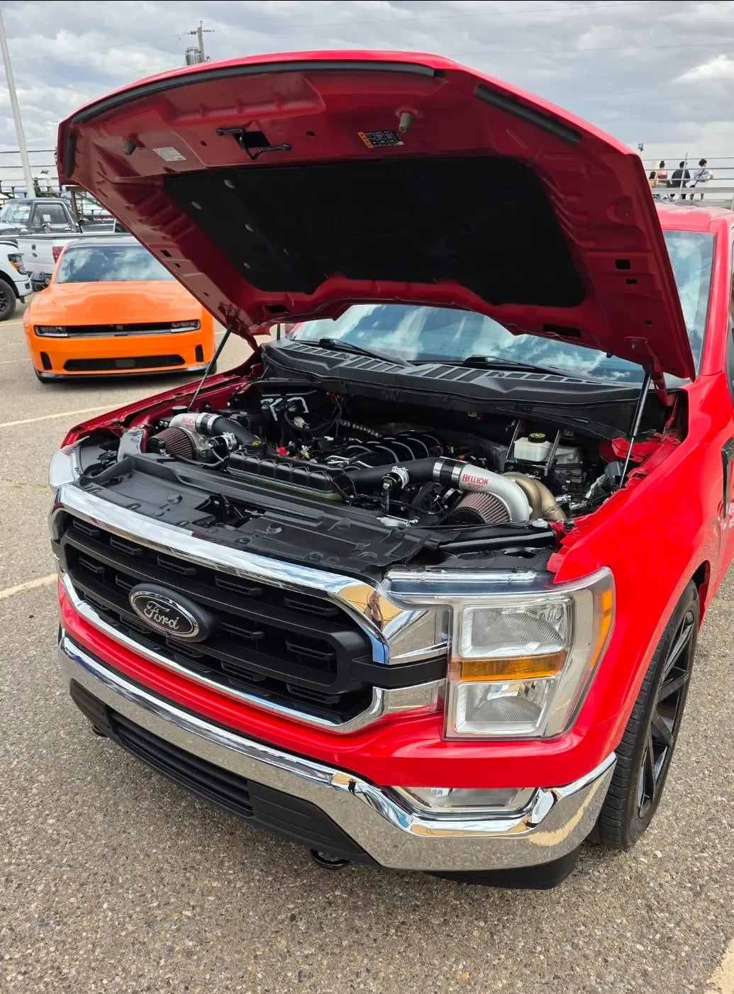 Hellion 2015-2026 Ford F-150 5.0L Top Mount MIRROR IMAGE Twin Turbo System “Street Sweeper®”