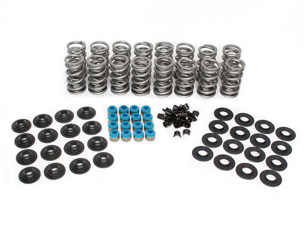 BTR MAX PRESSURE GEN 2 LT/SBC DUAL SPRING KIT - .650" LIFT WITH STEEL RETAINERS - .565" VALVE GUIDES - FOR ROLLER ROCKERS - SK004S