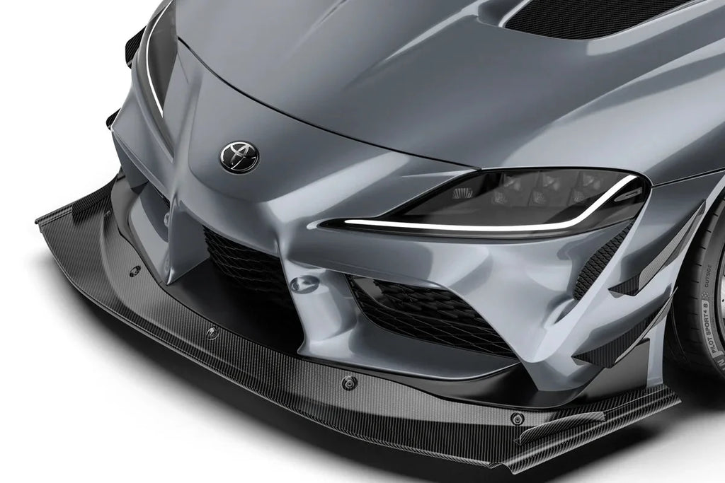 ADRO A90 GR Supra ARD Carbon Race Canards (Stock Bumper)