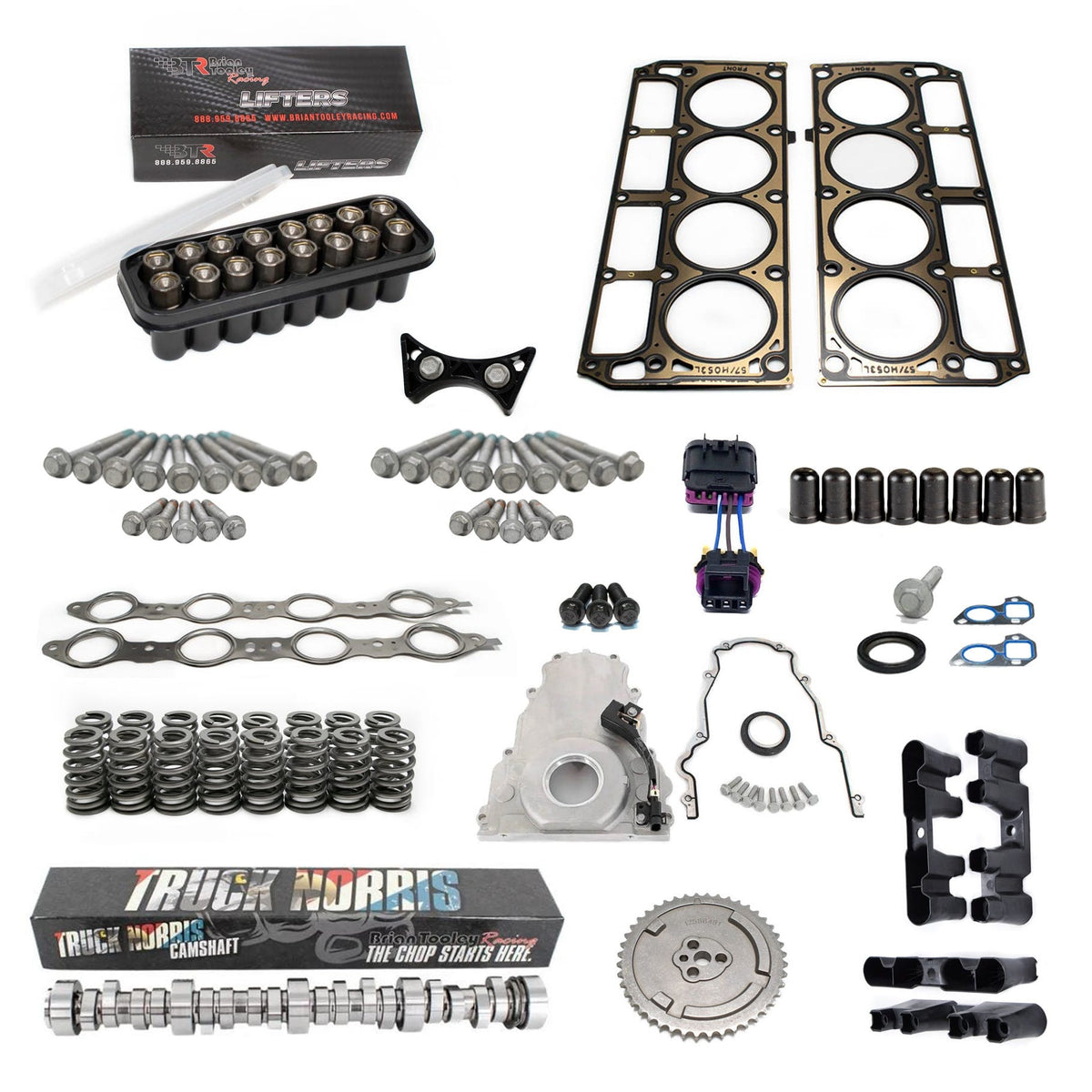 BTR LS TRUCK NORRIS CAM AND DOD / AFM CONVERSION KIT FOR GEN IV VVT 5.3 LS ENGINES