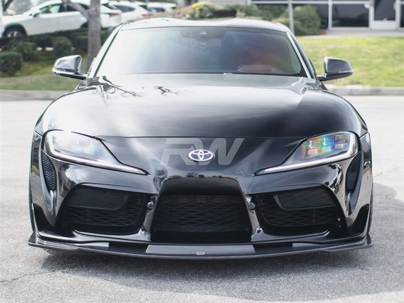 Toyota Supra Carbon Fiber Front Lip Spoiler Secondary image