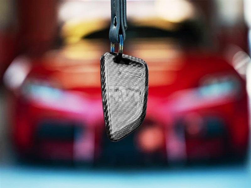 Toyota Supra A90 Carbon Fiber Key Case Secondary image