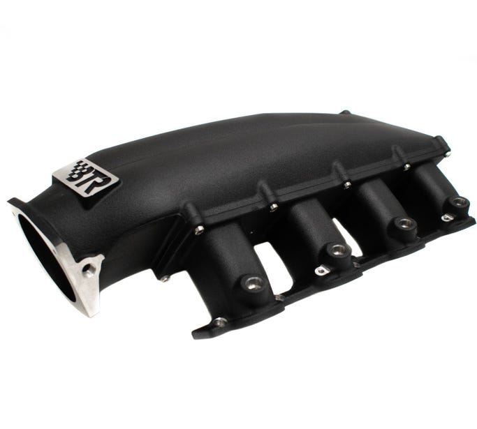 BTR TRINITY INTAKE MANIFOLD - GEN V WITH INJECTOR HOLES - CNC RUNNERS - BLACK - TRA-GENV-INJ-BLK-CNC Secondary image