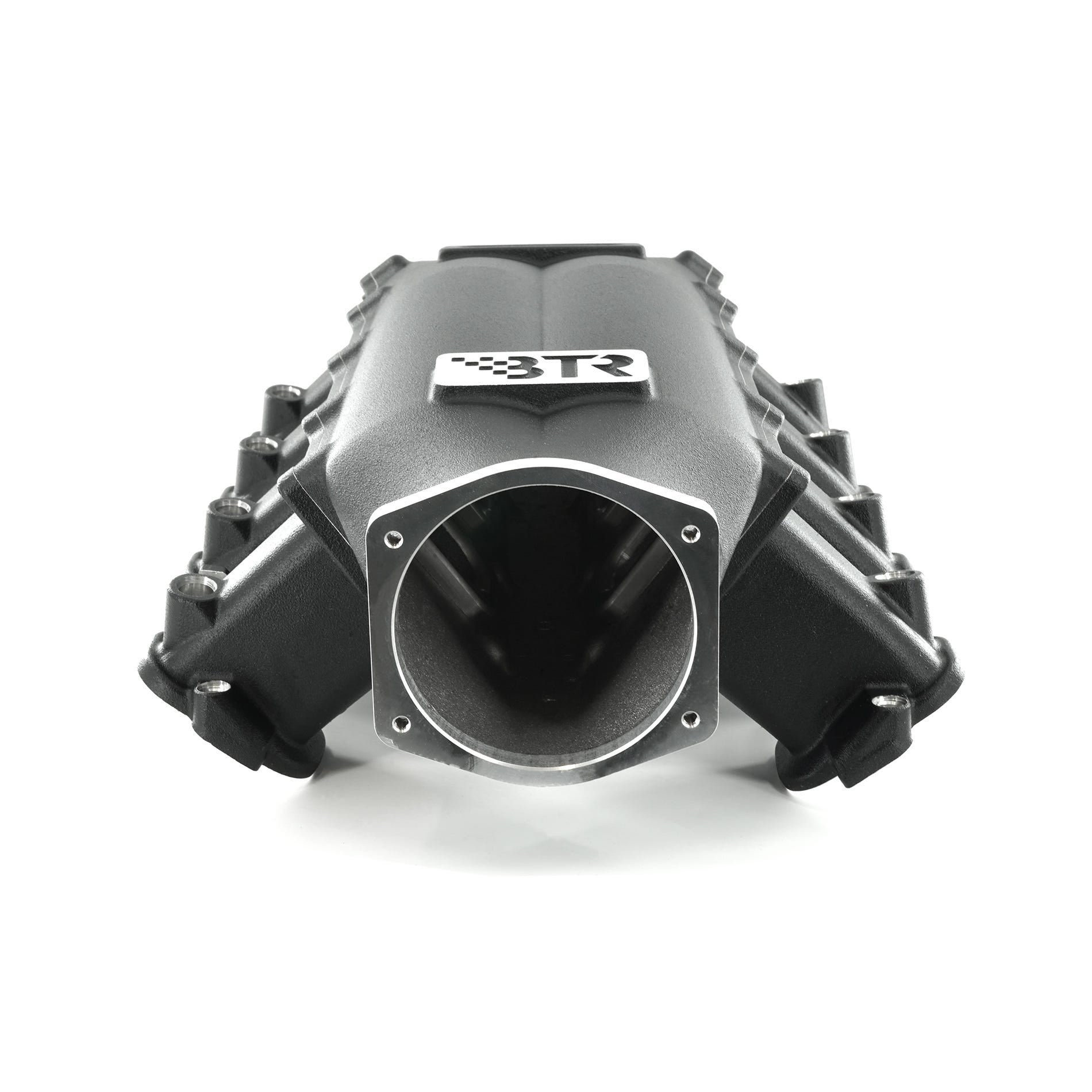 BTR TRINITY INTAKE MANIFOLD FOR LS7 ENGINES - BLACK - VERSION 2 RUNNERS - TRA-7-BLK-P105-V2 Secondary image