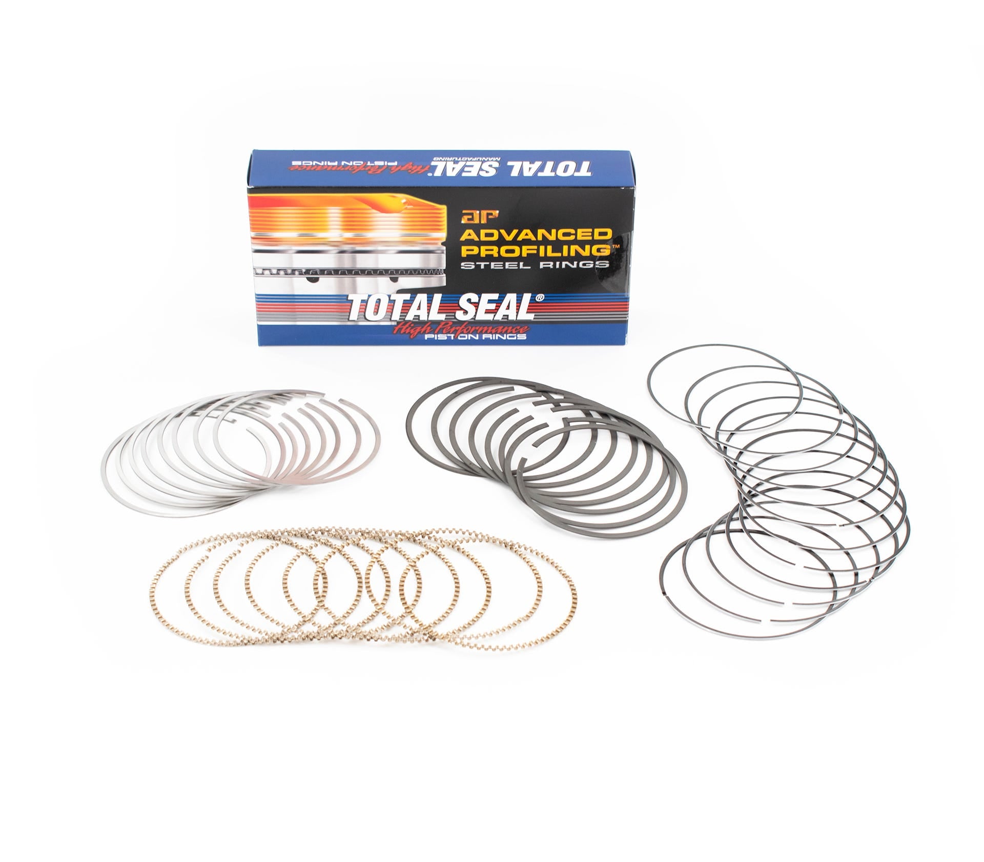 BTR CP PISTON & RING SET - GEN III/IV LS - 4.030" BORE - 3.622" STROKE - 6.125" ROD - 2CC FLAT TOP - BTRCP-LS40301300-FT-8 Secondary image
