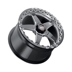 Weld Ventura Beadlock 15x10 / 5x120.65 BP / 45 Offset / 7.27 BS / 78.1 Bore - Gloss Black MIL - DIA