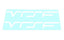 VRSF Logo Window Decals – White