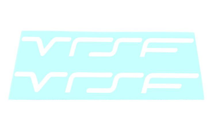 VRSF Logo Window Decals – White Main image