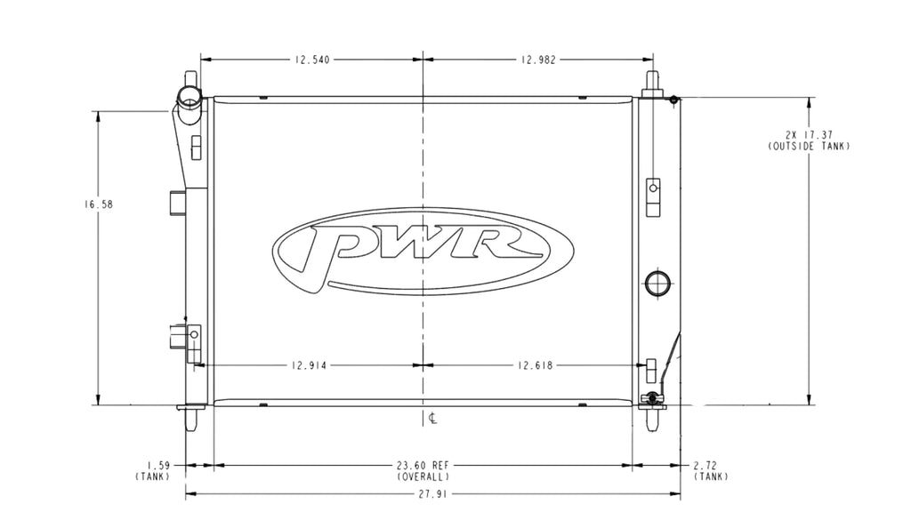 2005-2012 Chevrolet Corvette (C6) Radiators
