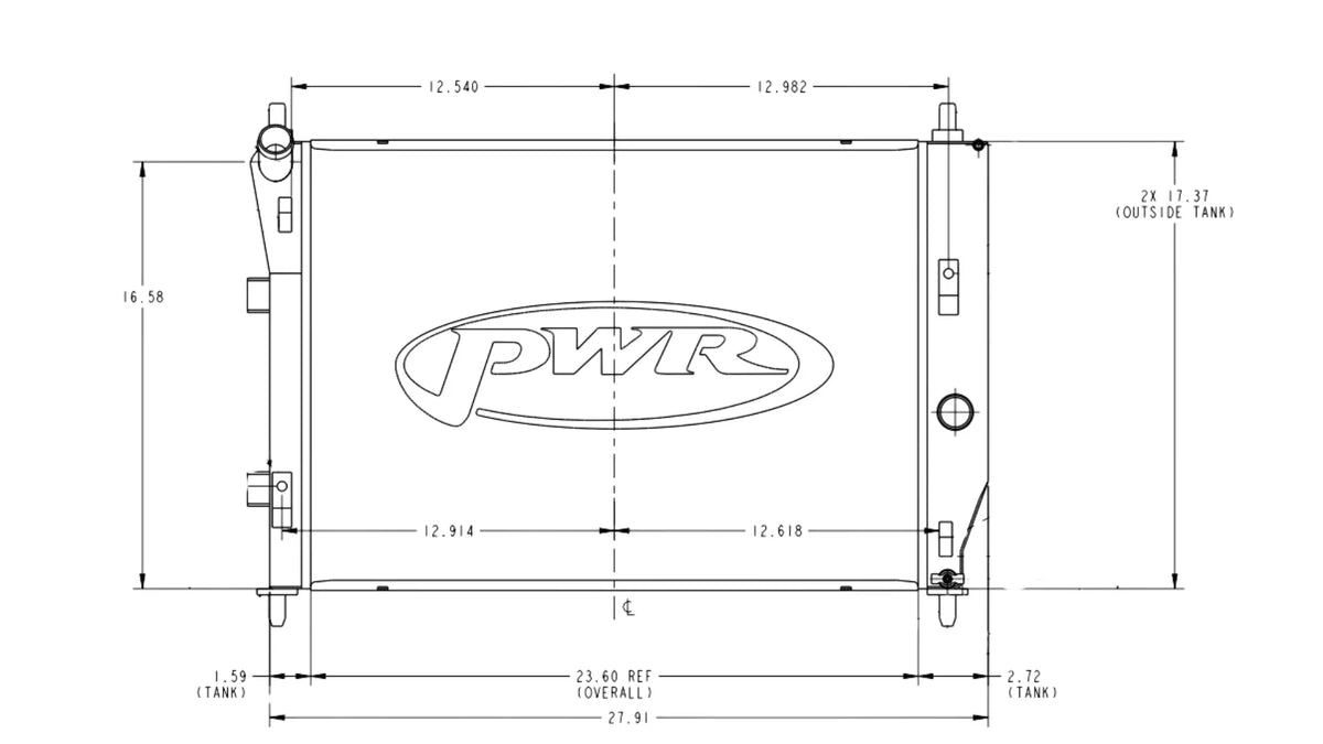 2005-2012 Chevrolet Corvette (C6) Radiators