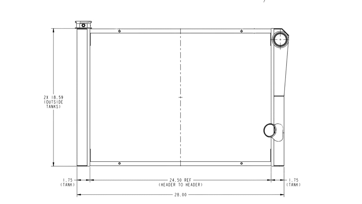 55mm Universal Double Pass Radiators