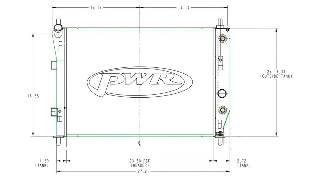 2005-2012 Chevrolet Corvette (C6) Radiators
