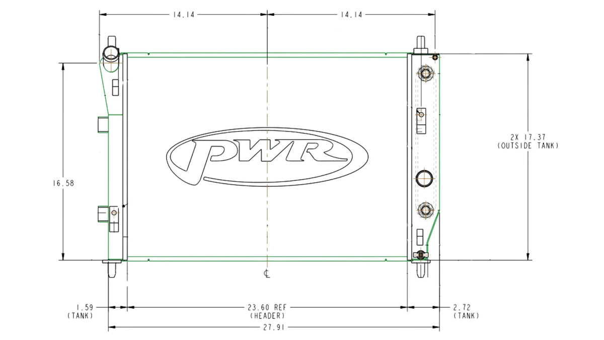 2005-2012 Chevrolet Corvette (C6) Radiators