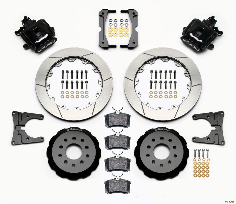 Wilwood Combination Parking Brake Rear Kit 12.88in 2005-2014 Mustang Main image