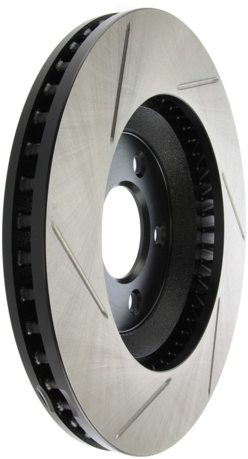 StopTech Power Slot 05-10 Mustang GT V8-4.6L Front Left Slotted Rotor Main image