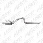 MBRP 05-09 Ford Mustang GT 4.6L Dual Split Rear Race Version AL/ 3in Cat Back Exhaust System (view 4)