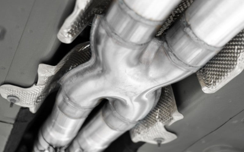 MBRP 15-Up Challenger 5.7 / 17-Up 6.2L/6.4L 3in Race Series Cat-Back w/ Quad Tips T304 Exhaust (view 6)