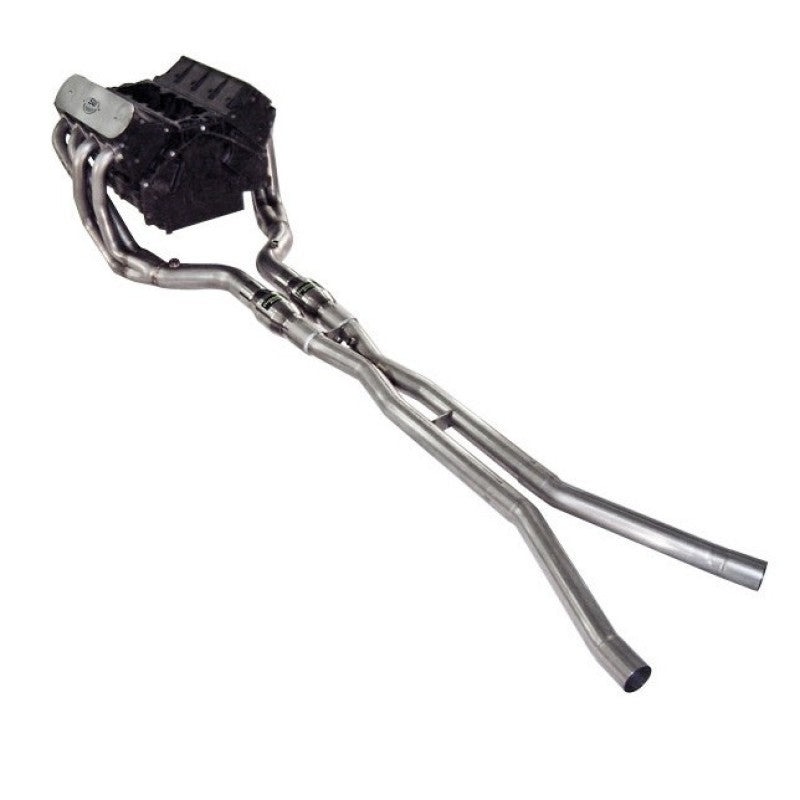 Stainless Works Chevy Corvette 2005-08 Headers 2in Primaries X-Pipe with Converters Main image