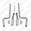 MBRP 05-09 Ford Mustang GT 4.6L Dual Split Rear Race Version AL/ 3in Cat Back Exhaust System