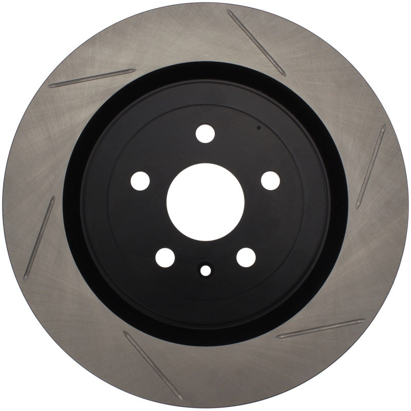 StopTech Power Slot 10 Camaro SS 8cyl Rear Left Slotted Rotor Main image