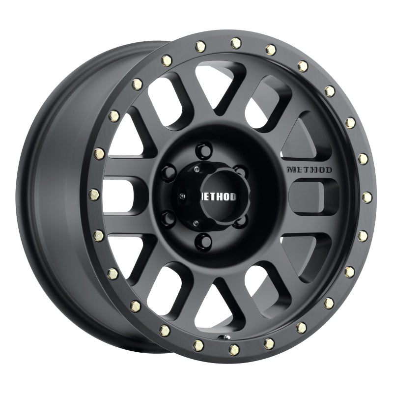Method MR309 Grid 18x9 +18mm Offset 6x135 94mm CB Matte Black Wheel Main image