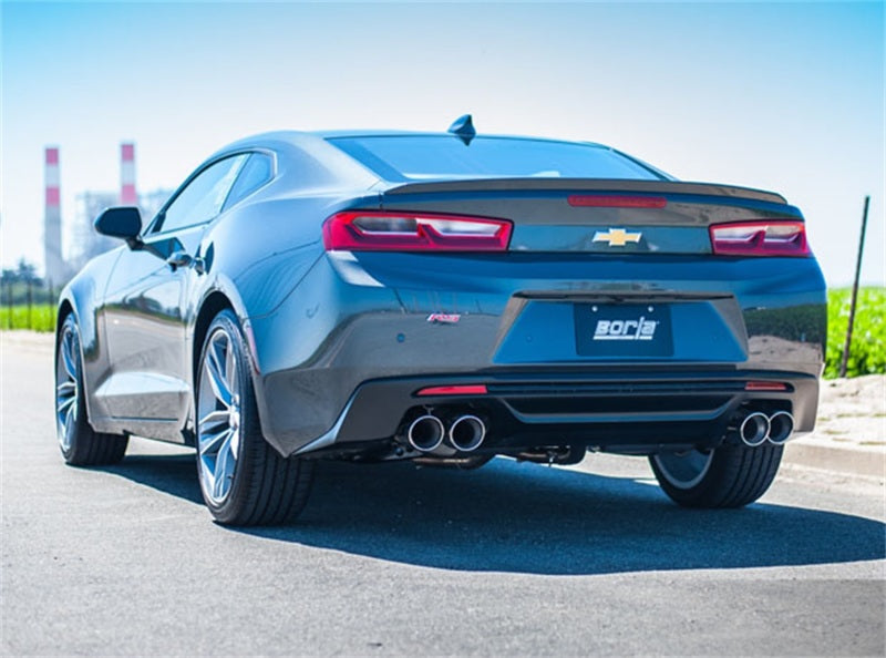Borla 2016 Chevy Camaro V6 AT/MT ATAK Rear Section Exhaust w/o Dual Mode Valves (view 3)
