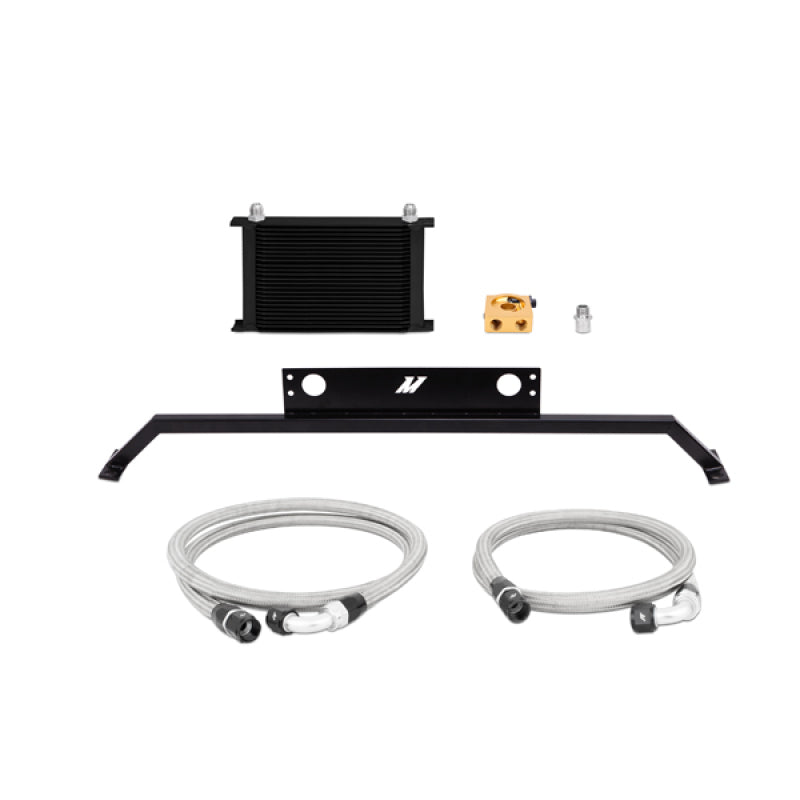 Mishimoto 11-14 Ford Mustang GT 5.0L Oil Cooler Kit - Black Main image