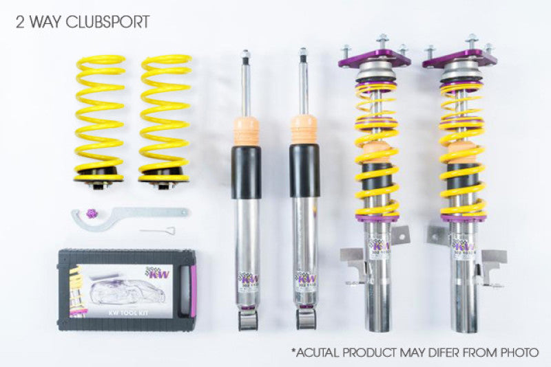 KW Ford Mustang Without Electronic Dampers Clubsport Coilover Kit 2-Way (view 2)