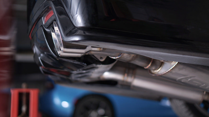 Stainless Works 2016-18 Cadillac CTS-V Sedan Catback System Resonated X-Pipe Dual-Mode Mufflers (view 3)