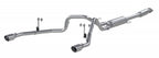 MBRP 2021+ F-150 2.7L/ 3.5L Ecoboost, 5.0L 3in Cat Back 2.5in Dual Split Rear - Aluminized Steel (view 5)
