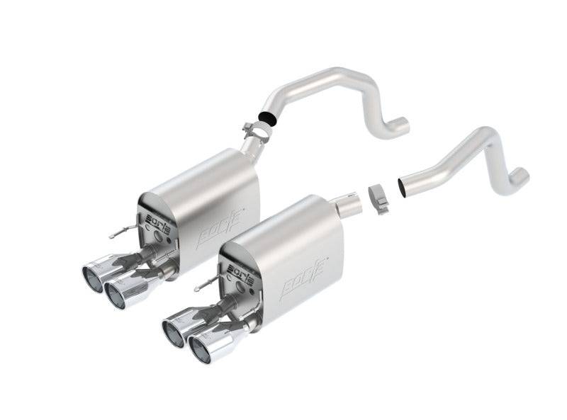 Borla 09-12 Corvette Coupe/Conv 6.2L 8cyl 6spd RWD inS-Type IIin Exhaust (rear section only) Main image