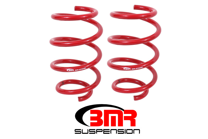 BMR 15-17 S550 Mustang Front Handling Version Lowering Springs - Red Main image