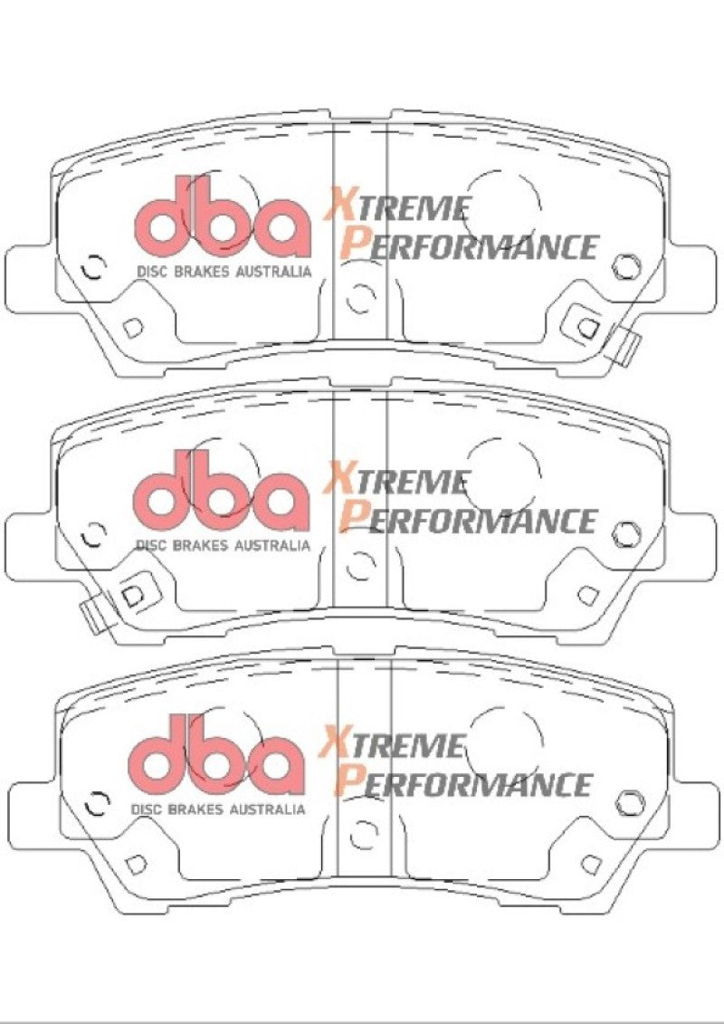 DBA 15-17 Ford Mustang GT V8 w/Brembo Brakes XP650 Rear Brake Pads (view 5)