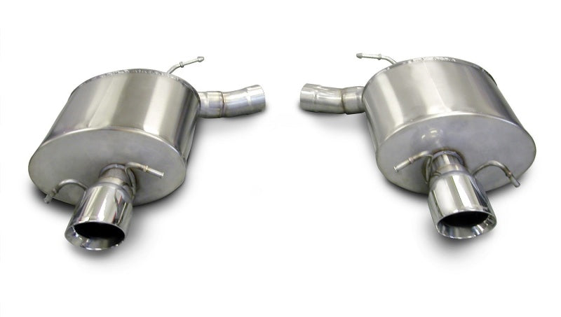 Corsa 09-13 Cadillac CTS Sedan V 6.2L V8 Polished Sport Axle-Back Exhaust Main image