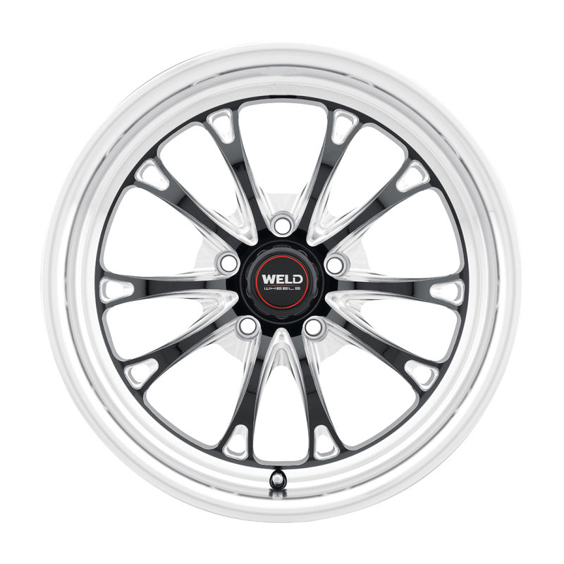 Weld S157 17X10 Belmont Drag 5X115 ET30 BS6.70 Gloss Black MIL Dia 78.1 Main image