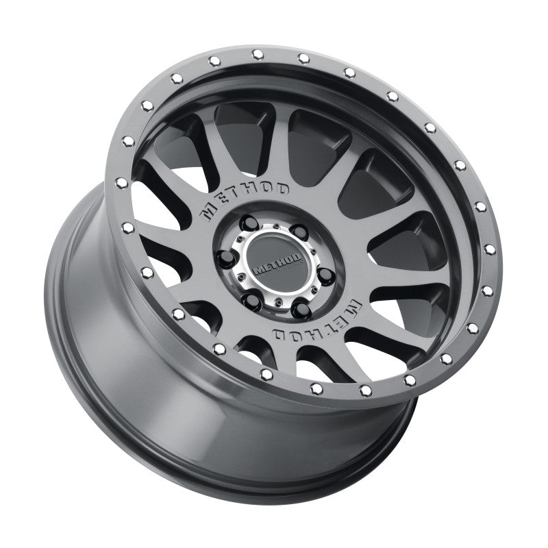 Method MR605 NV 20x10 -24mm Offset 6x135 87mm CB Gloss Titanium Wheel Main image