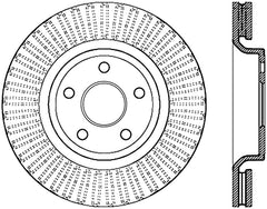 StopTech Drilled Sport Brake Rotor 11-17 Jeep Grand Cherokee (Exluding SRT8)