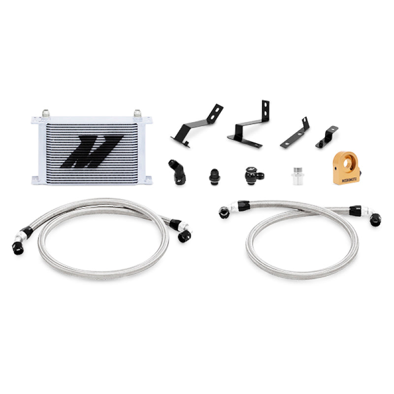 Mishimoto 2016+ Chevy Camaro Oil Cooler Kit w/ Thermostat - Silver (view 2)