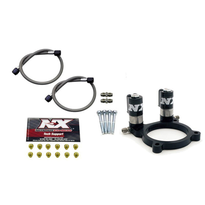 Nitrous Express 11-14 Ford Mustang 3.5L/3.7L Nitrous Plate Conversion (w/Integrated Solenoids) Main image
