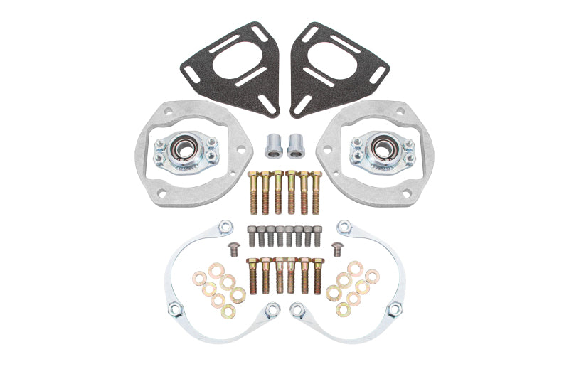 BMR 16-24 Chevy Camaro Caster Camber Plates - Black Hammertone Main image