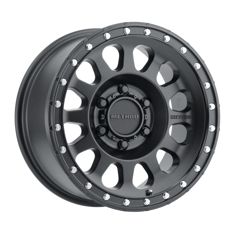 Method MR315 17x8.5 0mm Offset 6x135 87mm CB Matte Black Wheel Main image