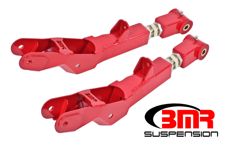BMR 10-15 5th Gen Camaro Lower Control Arms Rear On-Car Adj. (Polyurethane) - Red Main image
