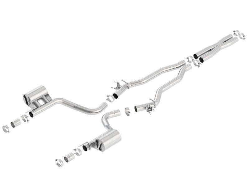 Borla 15-16 Dodge Challenger Hellcat 6.2L V8 ATAK w/ Valve Simulator CB Exhaust Factory Valance (view 2)