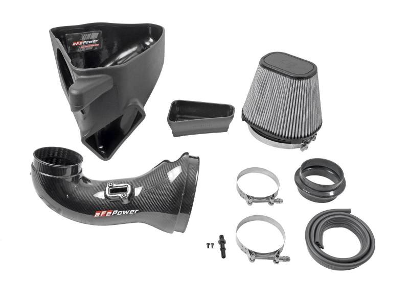aFe 17-12 Chevrolet Camaro ZL1 (6.2L-V8) Track Series Carbon Fiber CAI System w/ Pro-DRY S Filters (view 4)