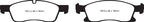 EBC 11+ Dodge Durango 3.6 Yellowstuff Front Brake Pads (view 2)